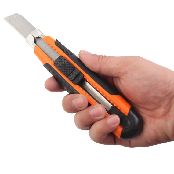 Premium Auto Retractable Blade Utility Knife for Precision Cutting | KSEIBI