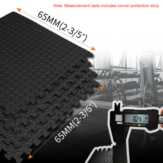 Conjunto de Tapetes de Espuma Antifadiga 4 Peças | KSEIBI