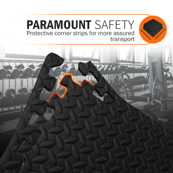 Conjunto de Tapetes de Espuma Antifadiga 4 Peças | KSEIBI