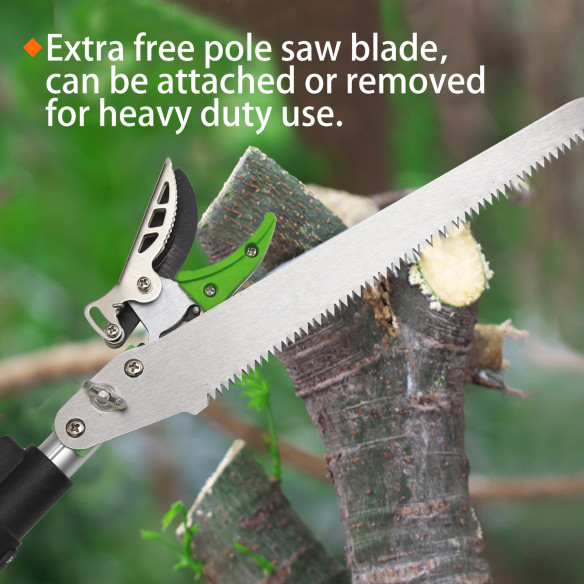 Tesoura de Jardim Longa em Alumínio para Cortar e Segurar | KSEIBI