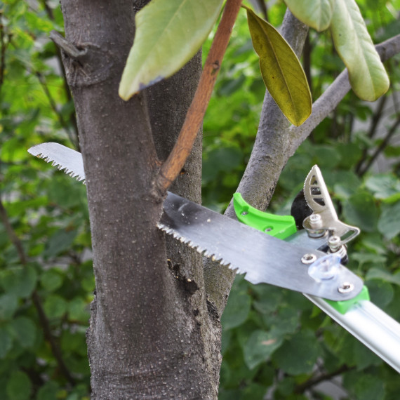 Premium Aluminium Long Garden Shear Cut &amp; Hold for Precision Trimming | KSEIBI