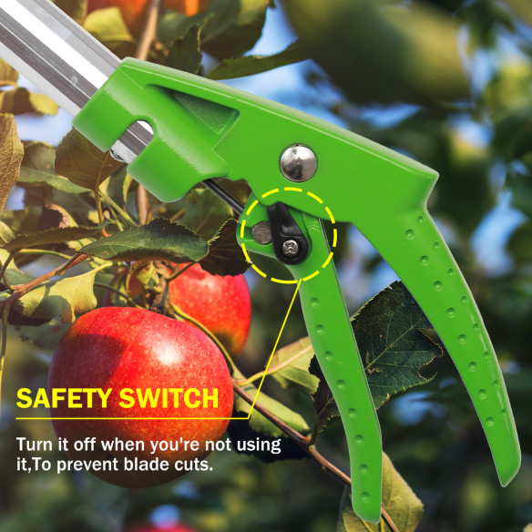 Cisailles de jardin longues en aluminium pour coupe et maintient | KSEIBI