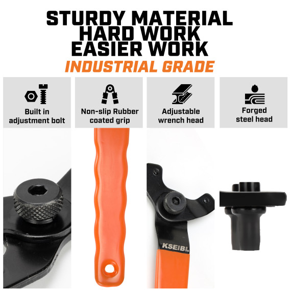 Clé à épingle ajustable de haute qualité | KSEIBI