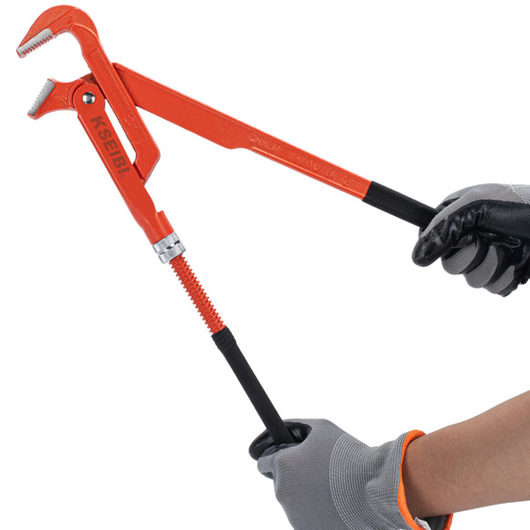 Hochwertige 90° Rohrzange für präzises Arbeiten | KSEIBI