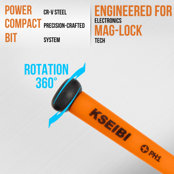 Ensemble de 6 tournevis de précision pour tous les projets de bricolage | KSEIBI