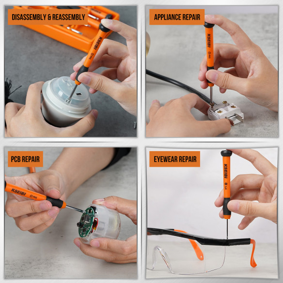 Ensemble de 6 tournevis de précision pour tous les projets de bricolage | KSEIBI