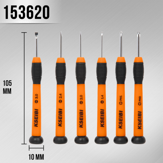 Conjunto de Chaves de Fenda de Precisão: Ferramentas Essenciais para Reparos | KSEIBI