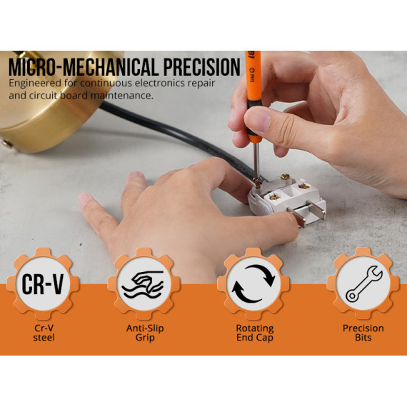 High-Quality Precision Screwdriver Set for DIY Projects and Repairs | KSEIBI