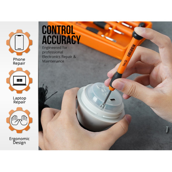 High-Quality Precision Screwdriver Set for DIY Projects and Repairs | KSEIBI