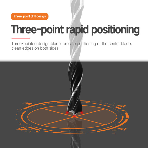 High-Quality Brad Point Drill Bits for Precision Woodworking | KSEIBI