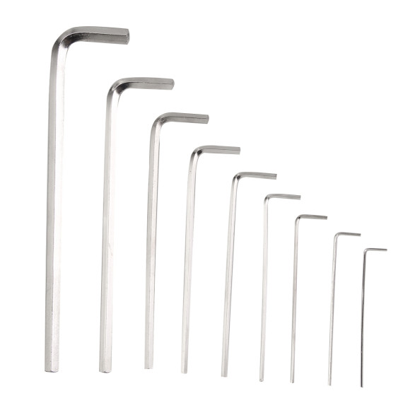 High-Quality Hex Key Wrench Set Long 9-Pc. SAE for Precision Tasks | KSEIBI