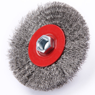 Gewellte Drahtbürste / Edelstahl