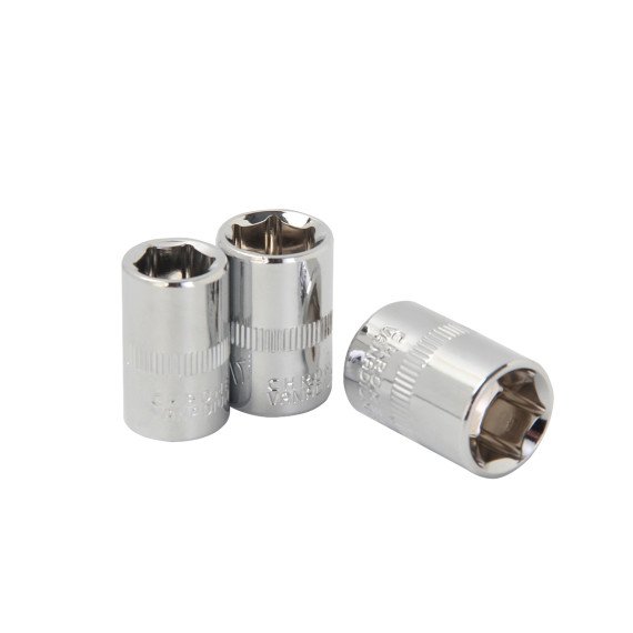 Set de chei tubulare hexagonale și clichet 3/8" pentru mecanici | KSEIBI