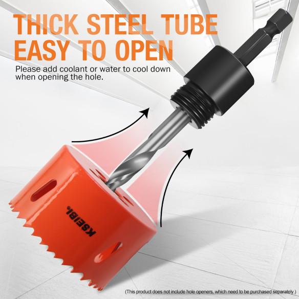 Adaptador para sierra de corona de liberación rápida/grande de alta calidad | KSEIBI