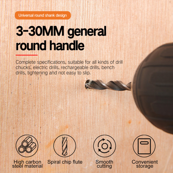 Set punte brad point (8 pz.) 3–10 mm per legno | KSEIBI