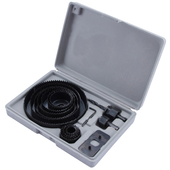 Kit de Sierras de Corona de Acero al Carbono | 16 Piezas | KSEIBI