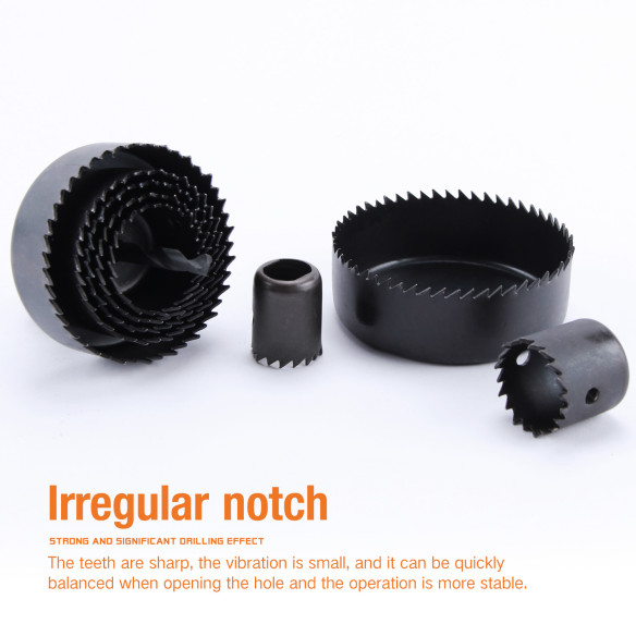 High-Quality Carbon Steel Holesaw Set for Precision Cutting | KSEIBI