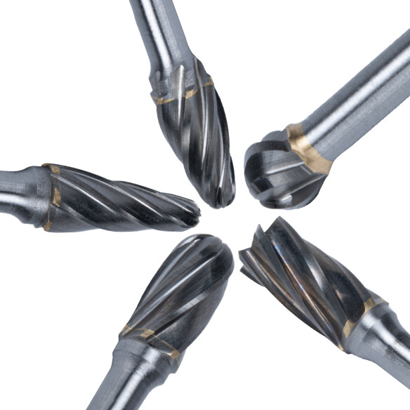 High-Quality Aluminium Burrs Drill Bits Set in Plastic Case | KSEIBI