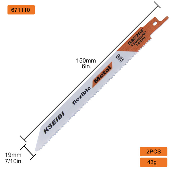 High-Quality Reciprocating Saw Blades for Metal Cutting | KSEIBI
