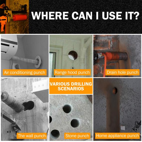 Juego de brocas para carottage diamantado 11 piezas | KSEIBI