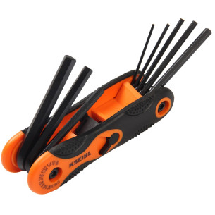 Folding Hex Key Wrench Set 8-In-1/Progrip