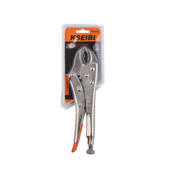 Curved Jaw Locking Pliers with Wire Cutter, Hand Tools & Pliers, curved jaw grip pliers with a wire cutter.