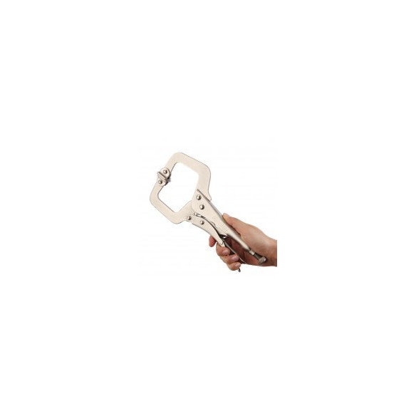 C-Clamp Locking Plier With Swivel Pads, Hand Tools & Pliers, heavy-duty swivel pad c-clamp locking pliers.