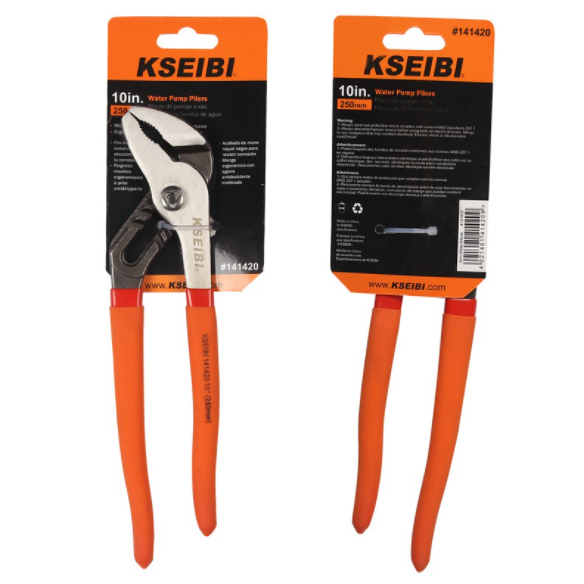Water Pump Groove Joint Plier PVC Pattern, Hand Tools & Pliers, auto-adjusting water pump slip-joint pliers.