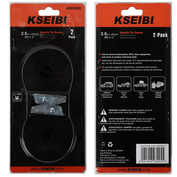 Tie Down Set 2-Pc., Safety Tools, tie down set holding down cargo, transport equipment, tie down straps set.